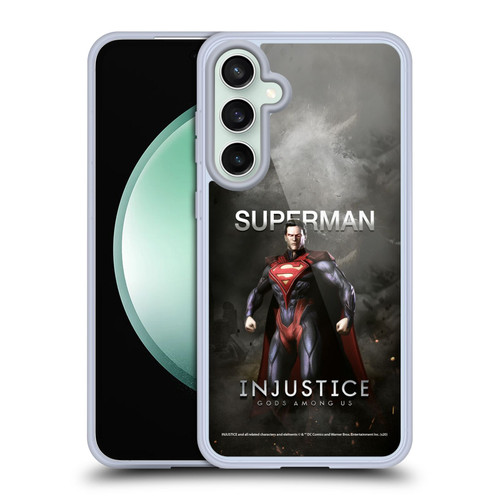 Injustice Gods Among Us Characters Superman Soft Gel Case for Samsung Galaxy S23 FE 5G