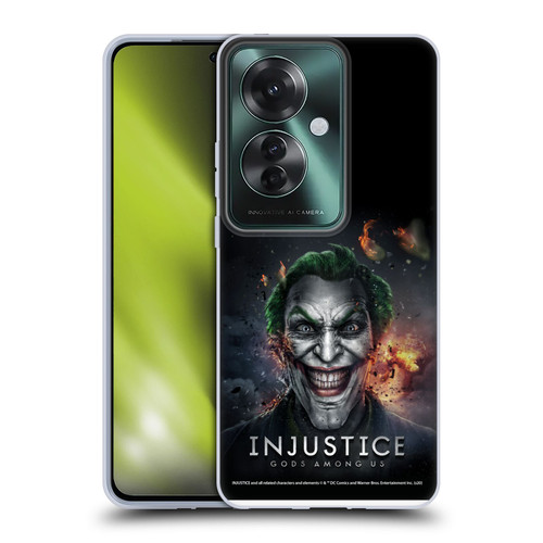 Injustice Gods Among Us Key Art Joker Soft Gel Case for OPPO Reno11 F 5G / F25 Pro 5G