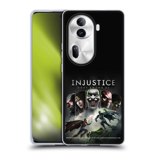 Injustice Gods Among Us Key Art Poster Soft Gel Case for OPPO Reno11 Pro