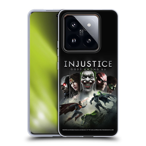 Injustice Gods Among Us Key Art Poster Soft Gel Case for Xiaomi 14 Pro