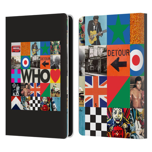 The Who 2019 Album Square Collage Leather Book Wallet Case Cover For Amazon Kindle Paperwhite 5 (2021)