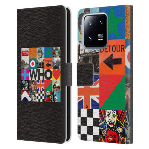 The Who 2019 Album Square Collage Leather Book Wallet Case Cover For Xiaomi 13 Pro 5G