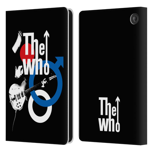The Who Band Art Maximum R&B Leather Book Wallet Case Cover For Amazon Fire 7 2022