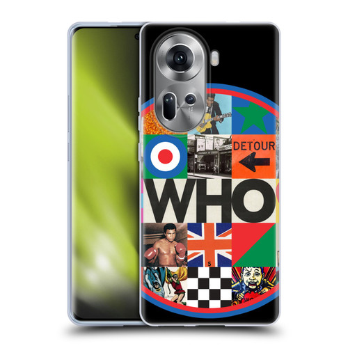 The Who 2019 Album Collage Circle Soft Gel Case for OPPO Reno11