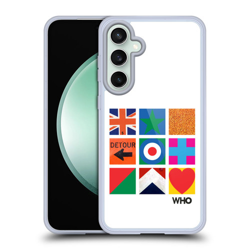 The Who 2019 Album Symbols Grid Soft Gel Case for Samsung Galaxy S23 FE 5G