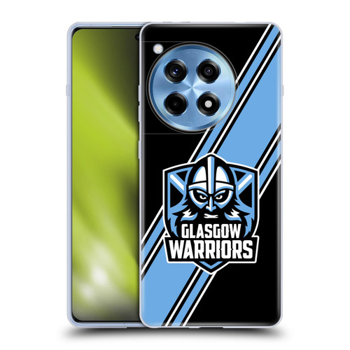 Glasgow Warriors Logo 2 Diagonal Stripes Soft Gel Case for OnePlus 12R