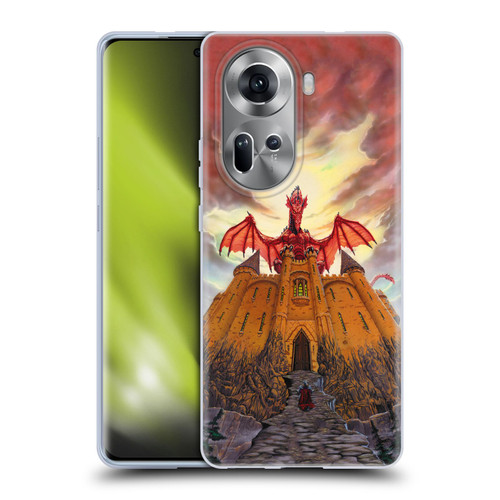 Ed Beard Jr Dragon Friendship Lord Magic Castle Soft Gel Case for OPPO Reno11