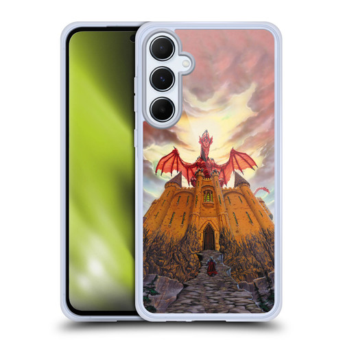 Ed Beard Jr Dragon Friendship Lord Magic Castle Soft Gel Case for Samsung Galaxy A55 5G