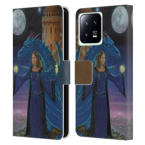 Ed Beard Jr Dragon Friendship Destiny Leather Book Wallet Case Cover For Xiaomi 13 5G