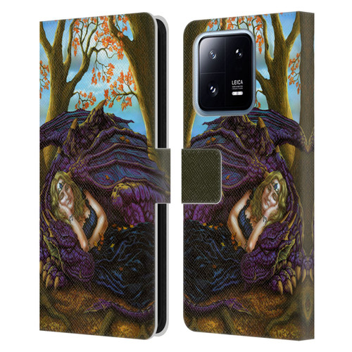 Ed Beard Jr Dragon Friendship Escape To The Land Of Nod Leather Book Wallet Case Cover For Xiaomi 13 Pro 5G