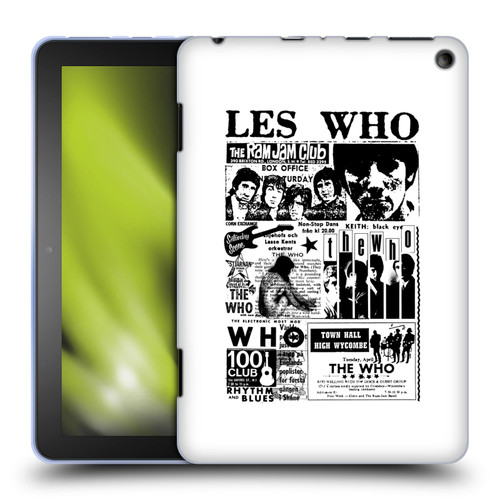 The Who Band Art Les Who Soft Gel Case for Amazon Fire HD 8/Fire HD 8 Plus 2020