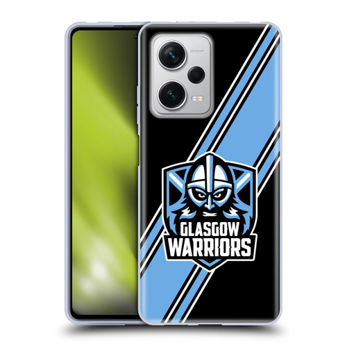 Glasgow Warriors Logo 2 Diagonal Stripes Soft Gel Case for Xiaomi Redmi Note 12 Pro+ 5G