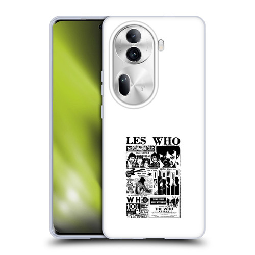 The Who Band Art Les Who Soft Gel Case for OPPO Reno11 Pro
