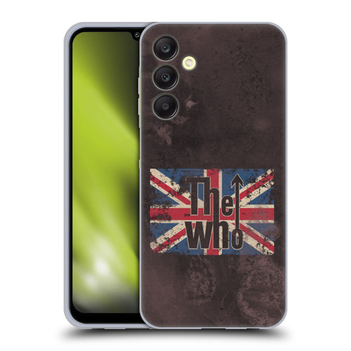The Who Band Art Union Jack Distressed Look Soft Gel Case for Samsung Galaxy A25 5G