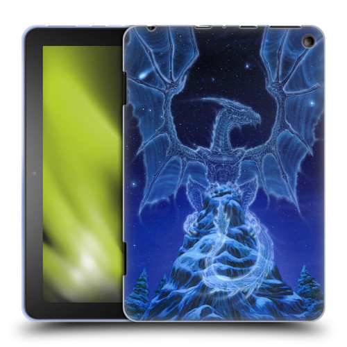 Ed Beard Jr Dragons Winter Spirit Soft Gel Case for Amazon Fire HD 8/Fire HD 8 Plus 2020