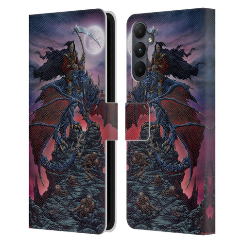 Ed Beard Jr Dragons Reaper Leather Book Wallet Case Cover For Samsung Galaxy A05s