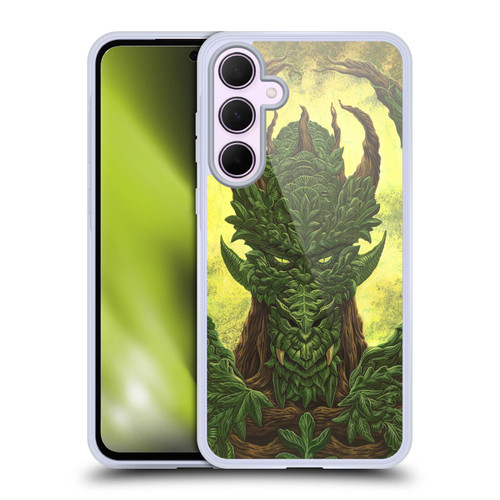 Ed Beard Jr Dragons Green Guardian Greenman Soft Gel Case for Samsung Galaxy A35 5G
