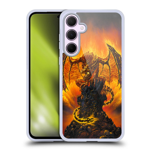 Ed Beard Jr Dragons Harbinger Of Fire Soft Gel Case for Samsung Galaxy A35 5G