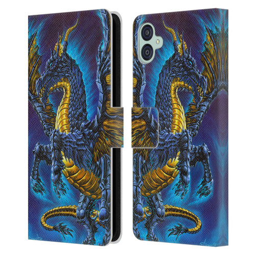Ed Beard Jr Dragons Mare Leather Book Wallet Case Cover For Samsung Galaxy M04 5G / A04e