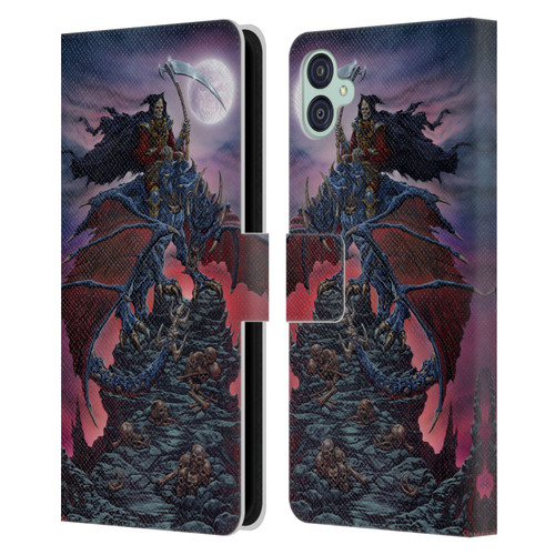 Ed Beard Jr Dragons Reaper Leather Book Wallet Case Cover For Samsung Galaxy M04 5G / A04e
