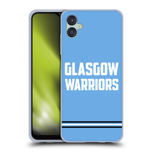 Glasgow Warriors Logo Text Type Blue Soft Gel Case for Samsung Galaxy M04 5G / A04e