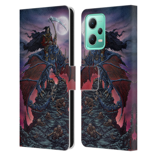 Ed Beard Jr Dragons Reaper Leather Book Wallet Case Cover For Xiaomi Redmi Note 12 5G