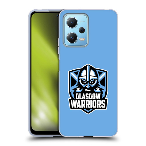 Glasgow Warriors Logo Plain Blue Soft Gel Case for Xiaomi Redmi Note 12 5G