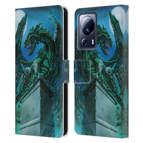 Ed Beard Jr Dragons The Awakening Leather Book Wallet Case Cover For Xiaomi 13 Lite 5G