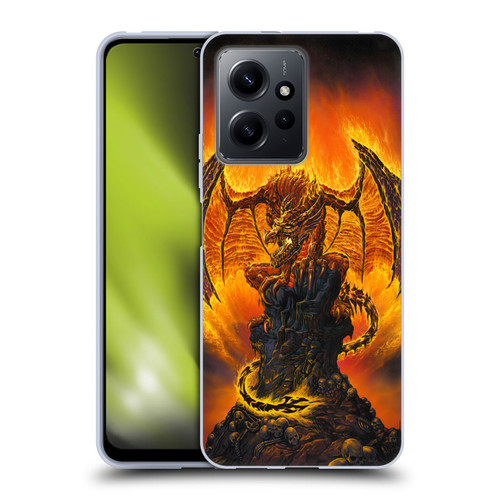 Ed Beard Jr Dragons Harbinger Of Fire Soft Gel Case for Xiaomi Redmi Note 12 4G