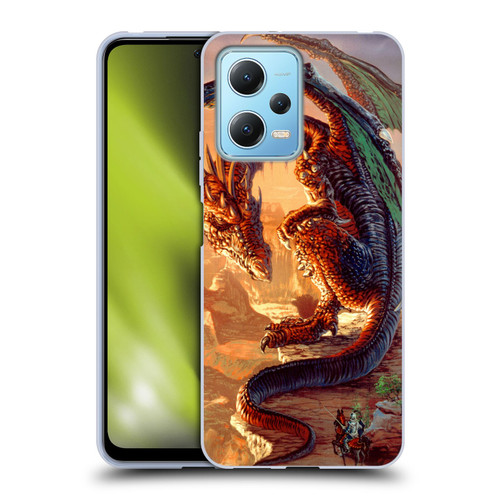 Ed Beard Jr Dragons Bravery Misplaced Soft Gel Case for Xiaomi Redmi Note 12 5G