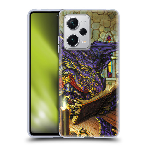 Ed Beard Jr Dragons A Good Book Soft Gel Case for Xiaomi Redmi Note 12 Pro+ 5G