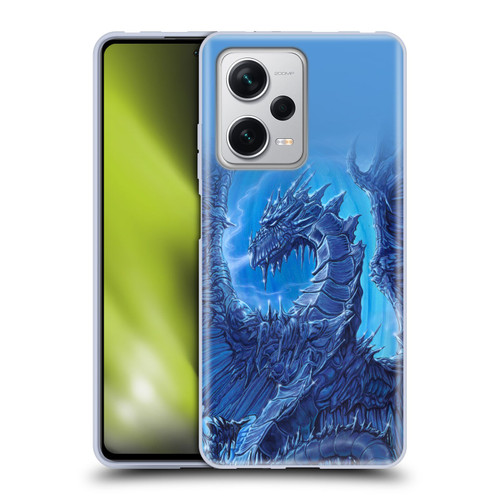 Ed Beard Jr Dragons Glacier Soft Gel Case for Xiaomi Redmi Note 12 Pro+ 5G