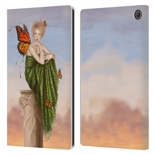 Rachel Anderson Fairies Sunrise Leather Book Wallet Case Cover For Amazon Fire Max 11 2023