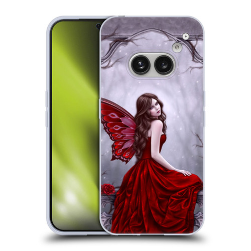 Rachel Anderson Fairies Winter Rose Soft Gel Case for Nothing Phone (2a)
