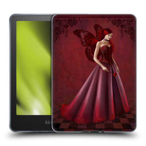 Rachel Anderson Fairies Queen Of Hearts Soft Gel Case for Amazon Kindle Paperwhite 5 (2021)