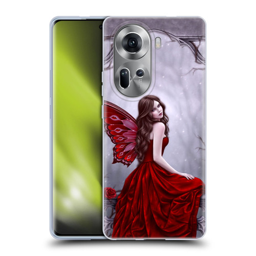 Rachel Anderson Fairies Winter Rose Soft Gel Case for OPPO Reno11
