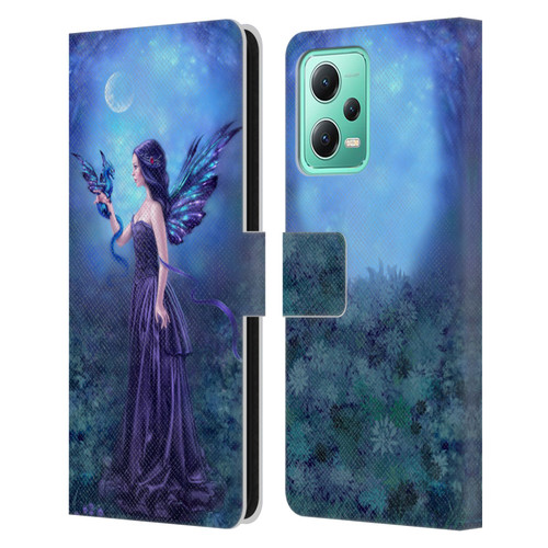 Rachel Anderson Fairies Iridescent Leather Book Wallet Case Cover For Xiaomi Redmi Note 12 5G