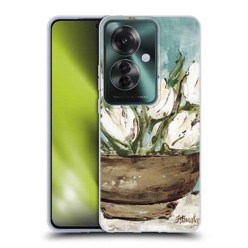 Haley Bush Floral Painting Tulip Bowl Soft Gel Case for OPPO Reno11 F 5G / F25 Pro 5G