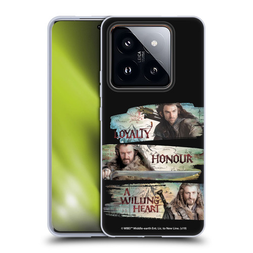 The Hobbit An Unexpected Journey Key Art Loyalty And Honour Soft Gel Case for Xiaomi 14 Pro