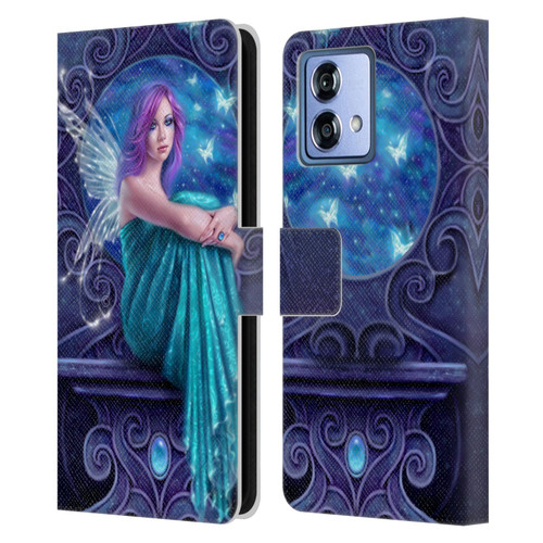 Rachel Anderson Pixies Astraea Leather Book Wallet Case Cover For Motorola Moto G84 5G