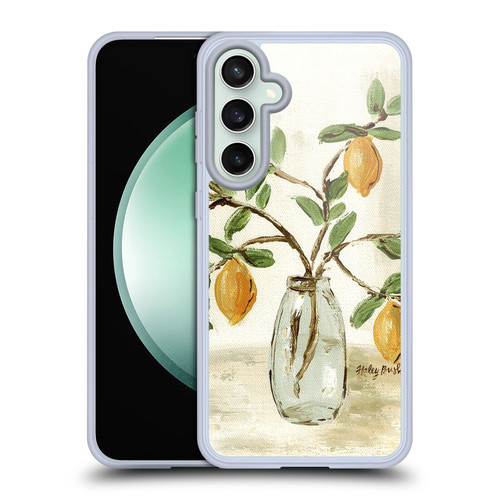 Haley Bush Floral Painting Lemon Branch Vase Soft Gel Case for Samsung Galaxy S23 FE 5G