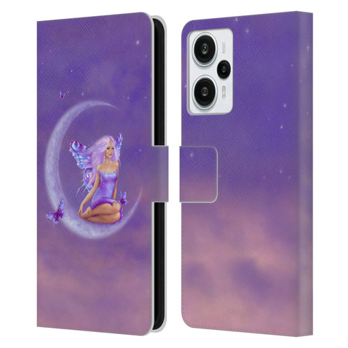 Rachel Anderson Pixies Lavender Moon Leather Book Wallet Case Cover For Xiaomi Redmi Note 12T