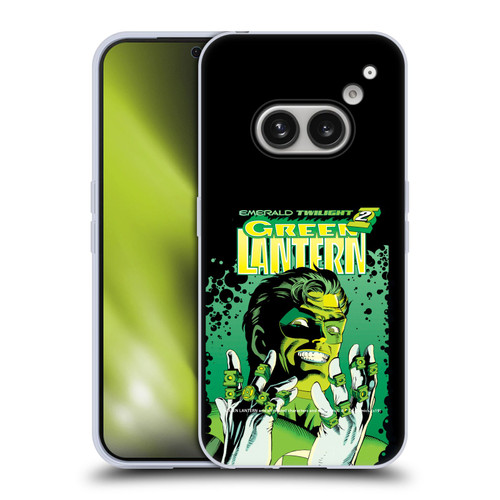 Green Lantern DC Comics Comic Book Covers Emerald Twilight Soft Gel Case for Nothing Phone (2a)
