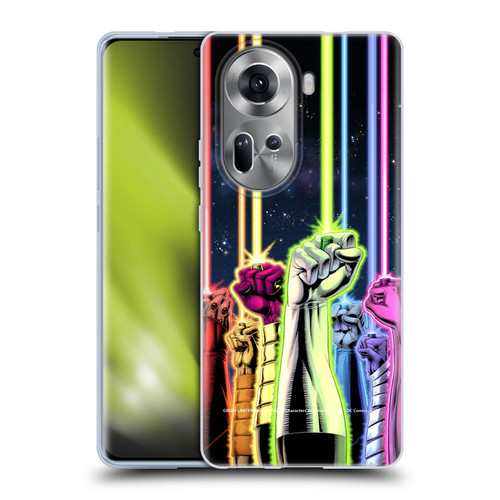 Green Lantern DC Comics Comic Book Covers Power Rings Soft Gel Case for OPPO Reno11
