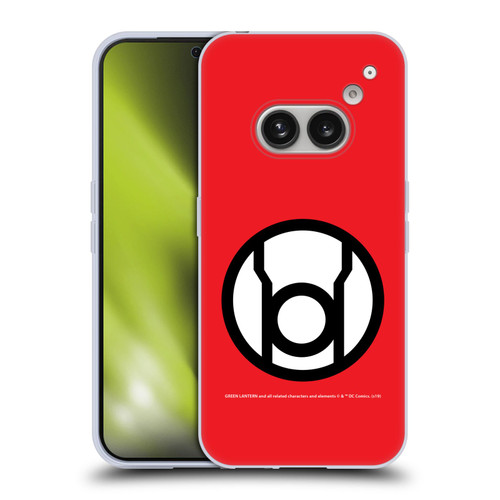 Green Lantern DC Comics Lantern Corps Red Soft Gel Case for Nothing Phone (2a)