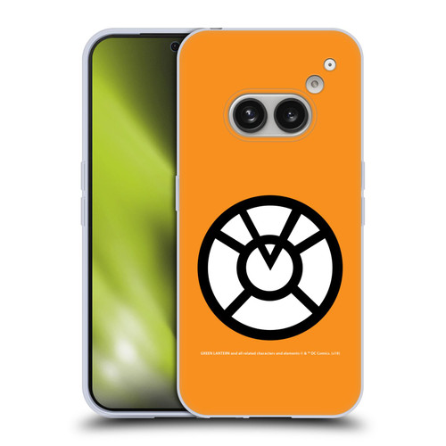 Green Lantern DC Comics Lantern Corps Orange Soft Gel Case for Nothing Phone (2a)