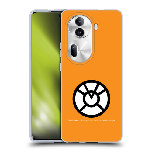 Green Lantern DC Comics Lantern Corps Orange Soft Gel Case for OPPO Reno11 Pro