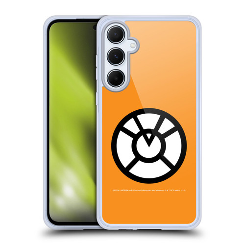 Green Lantern DC Comics Lantern Corps Orange Soft Gel Case for Samsung Galaxy A55 5G