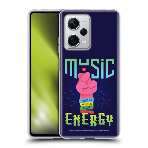 Trolls World Tour Key Art Music Is Energy Soft Gel Case for Xiaomi Redmi Note 12 Pro+ 5G