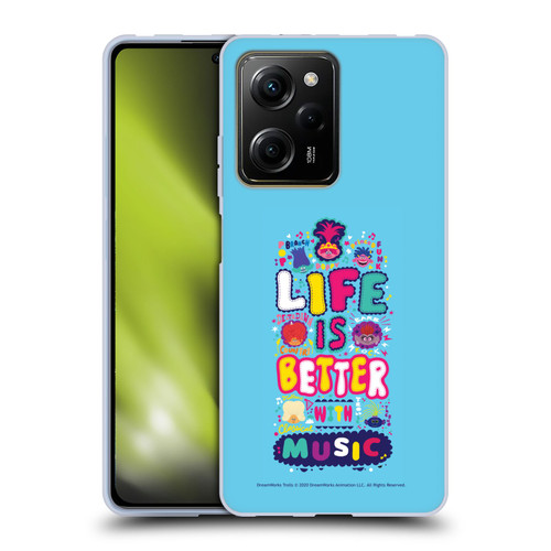 Trolls World Tour Key Art Quote Soft Gel Case for Xiaomi Redmi Note 12 Pro 5G